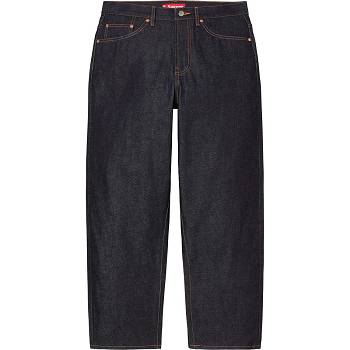 Black Supreme Rigid Baggy Jean Pants | Supreme 202IS